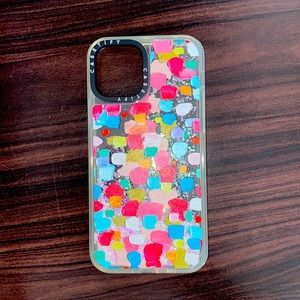 CASETIFY IPhone 12 Magenta Confetti Case *NEW* *NEVER USED*